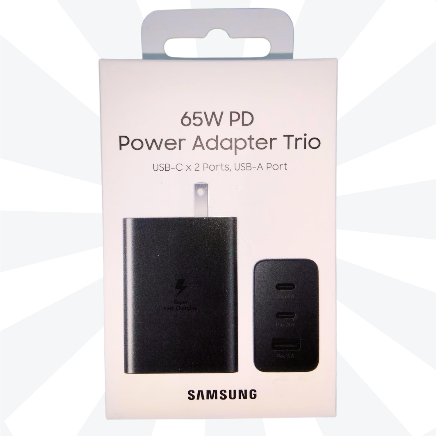 65W PD Power Adapter Trio