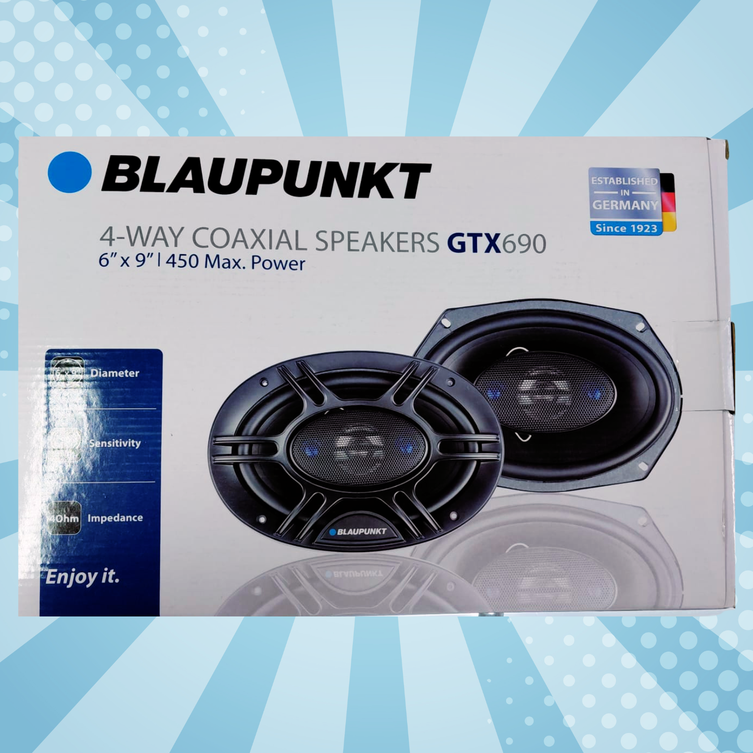 BLAUPUNKT 4-Way 6"×9" Coaxial Speakers