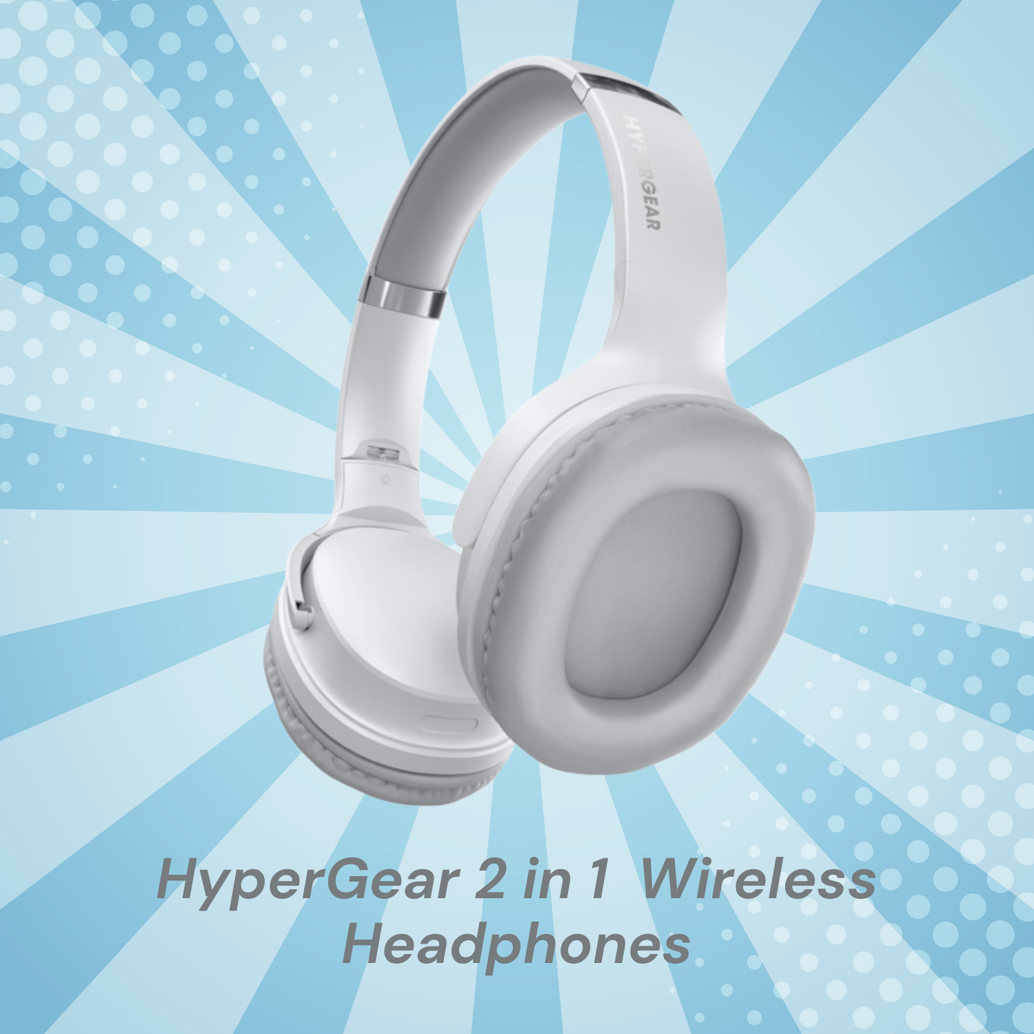 HyperGear 2-in-1 Wireless Headphones