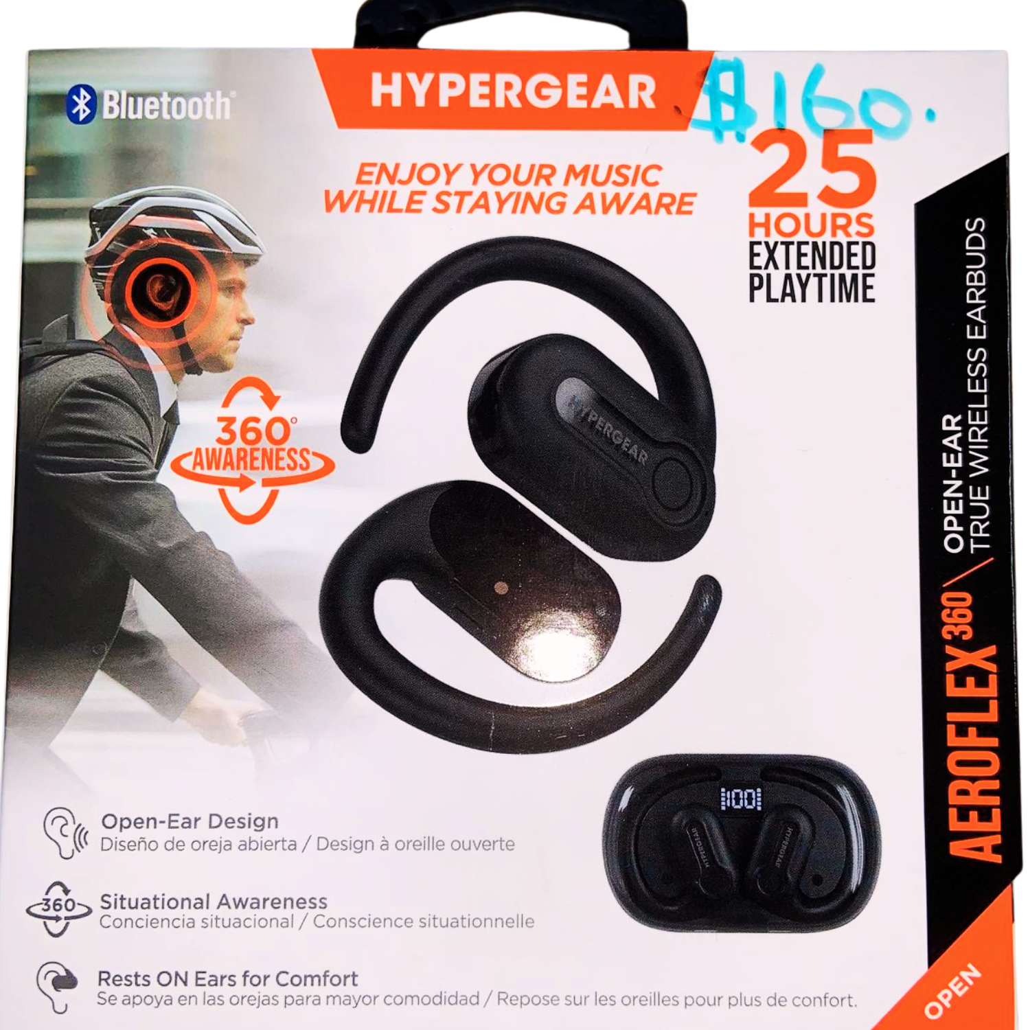 HyperGear AeroFlex 360 Open-Ear Wireless Earbuds