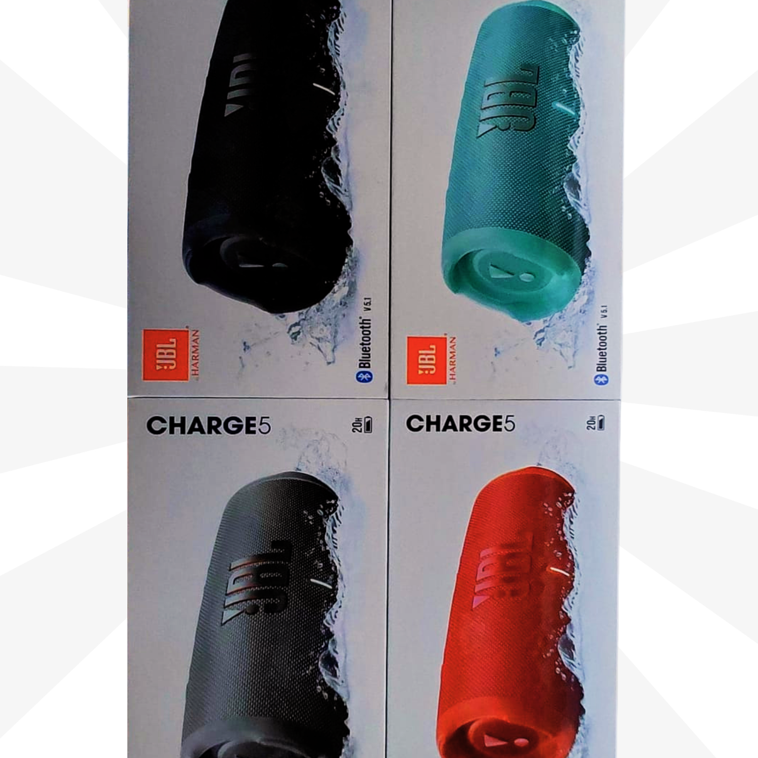 JBL Charge 5 Portable Speaker Collection