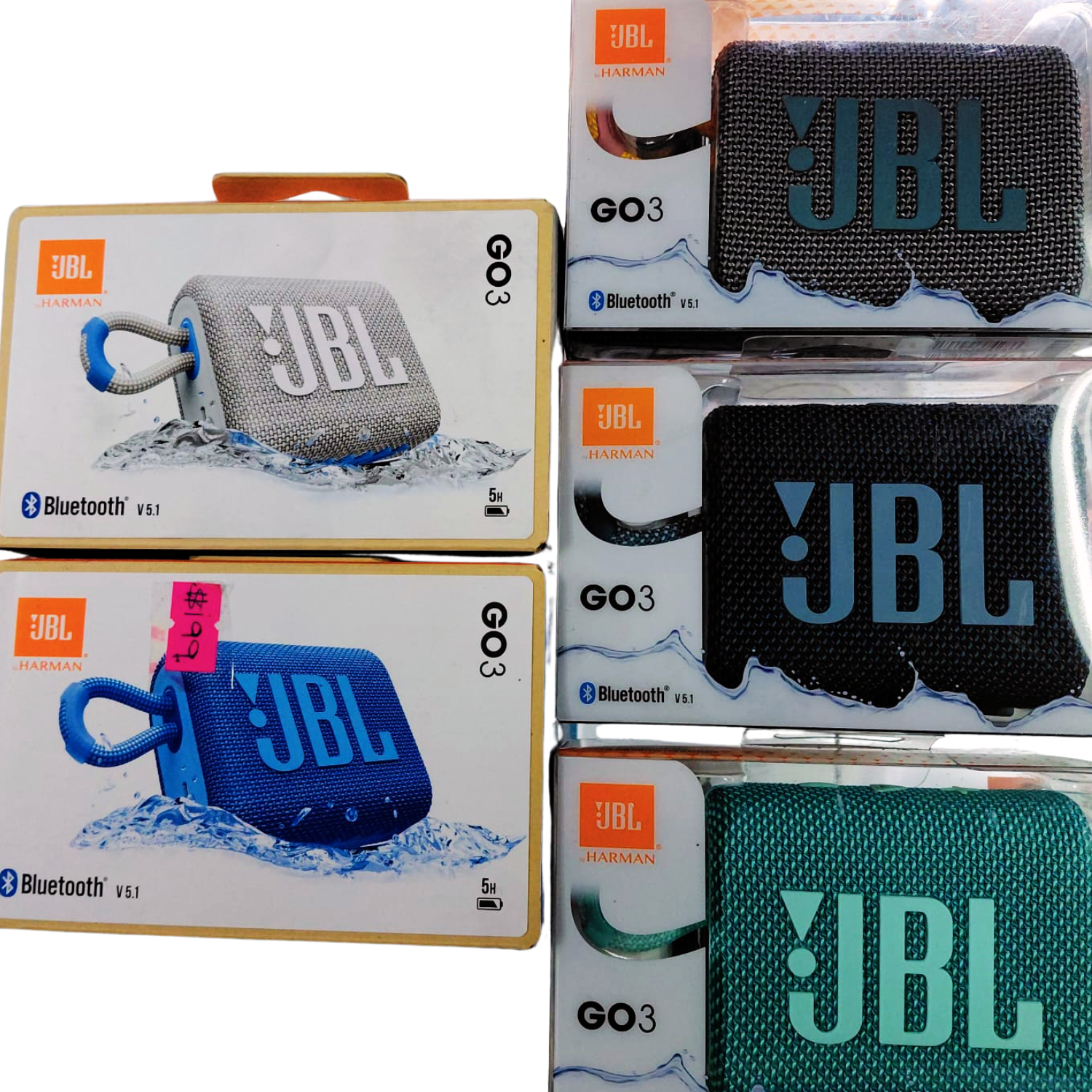JBL GO 3 Portable Speaker Collection