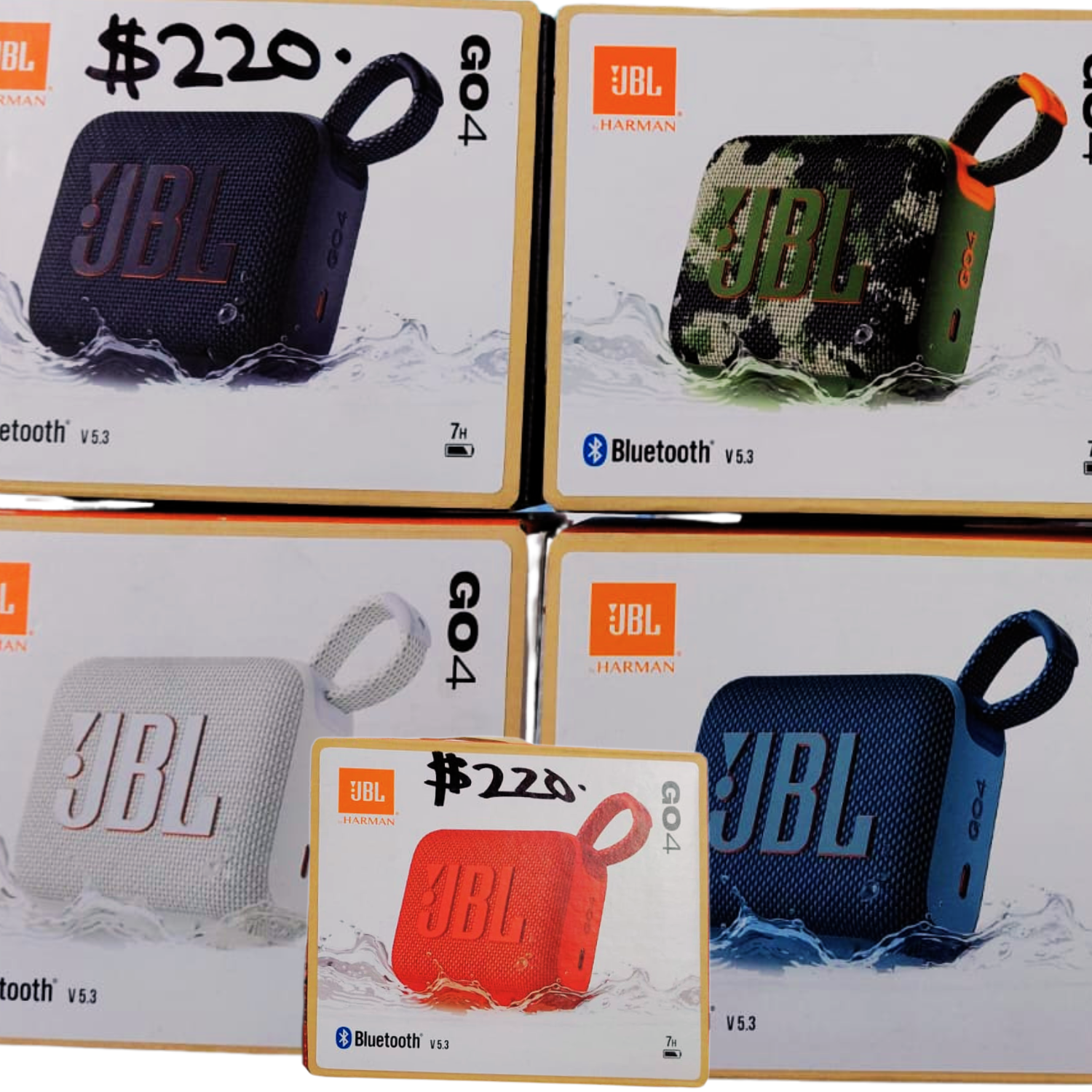 JBL GO 4 Portable Speaker - Navy Blue
