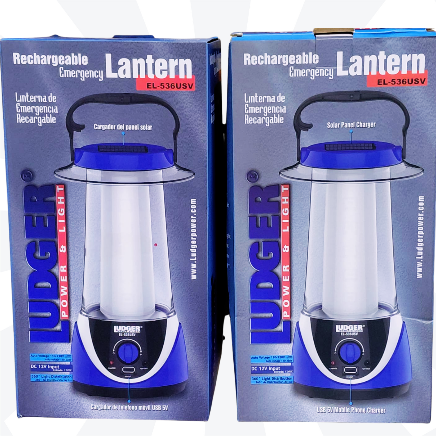 LUDGER Emergency Lantern EL-536USV (Blue)