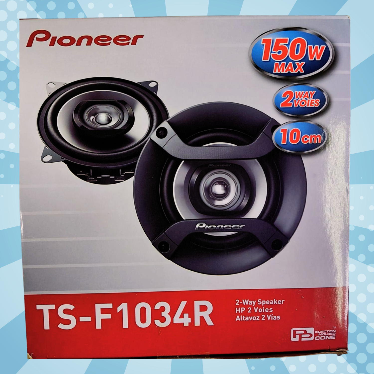 Pioneer 4" Speaker TS-F1034R