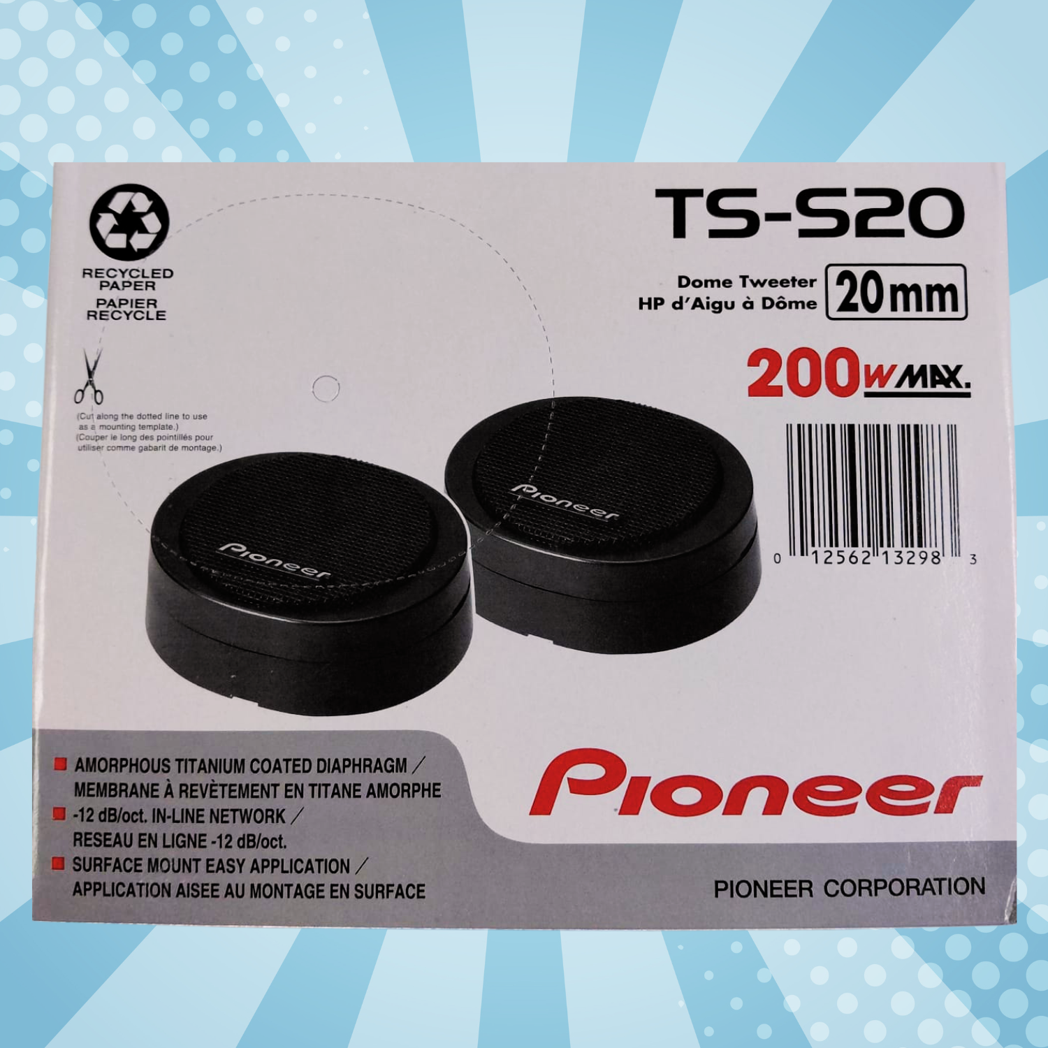 Pioneer Dome Tweeter TS-S20