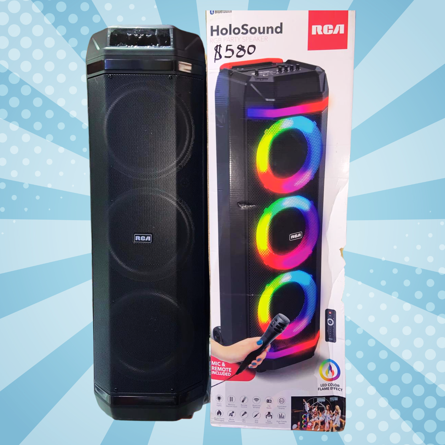 RCA HoloSound Bluetooth Speaker