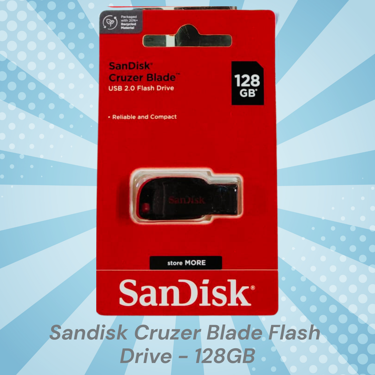 SanDisk Cruzer Blade USB 2.0 - 128GB