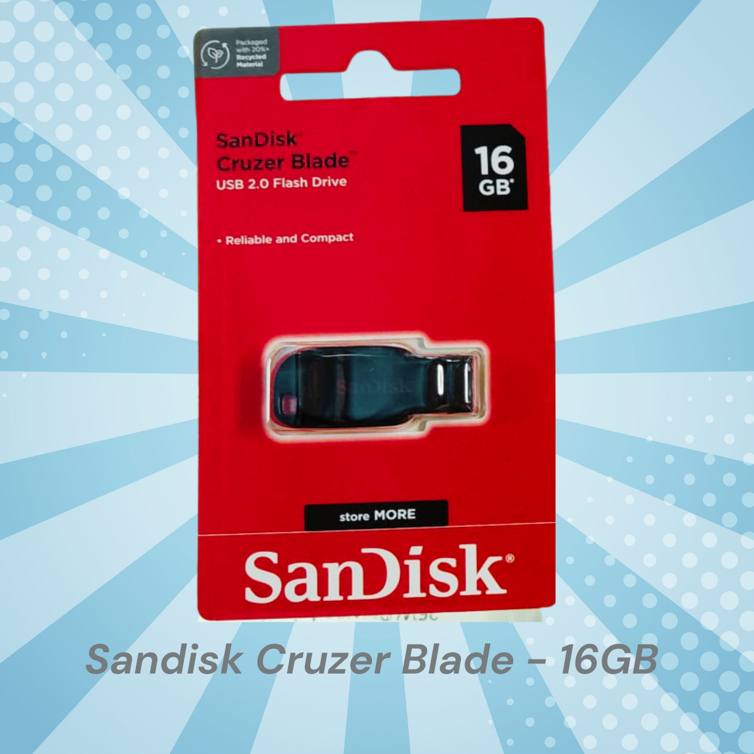 SanDisk Cruzer Blade USB 2.0 - 16GB