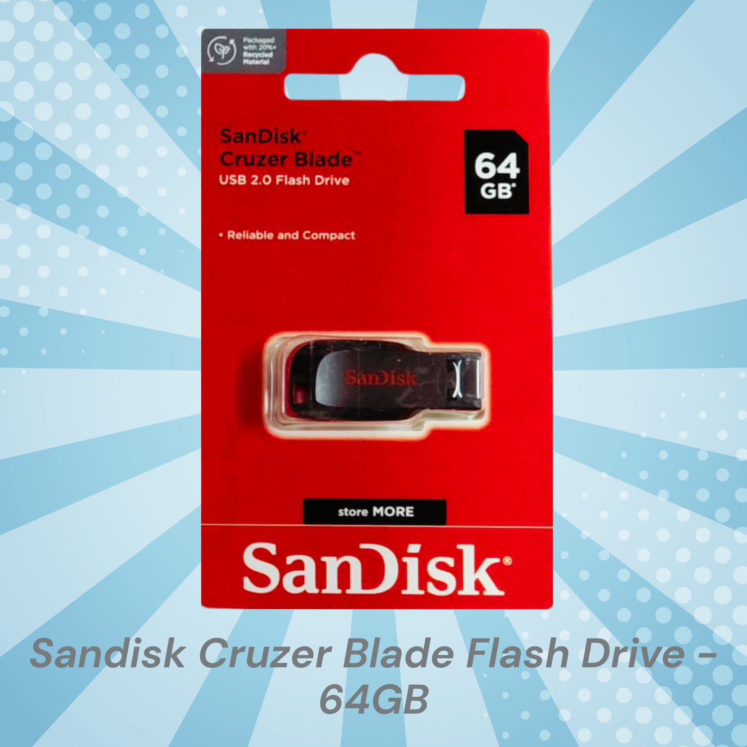 SanDisk Cruzer Blade USB 2.0 - 64GB