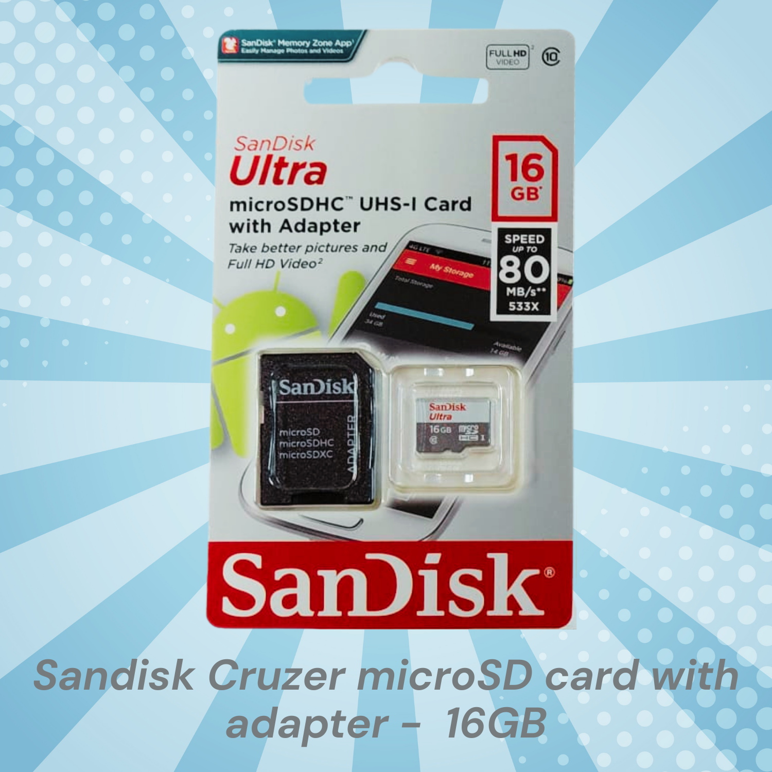 SanDisk Ultra Memory Card - 16GB