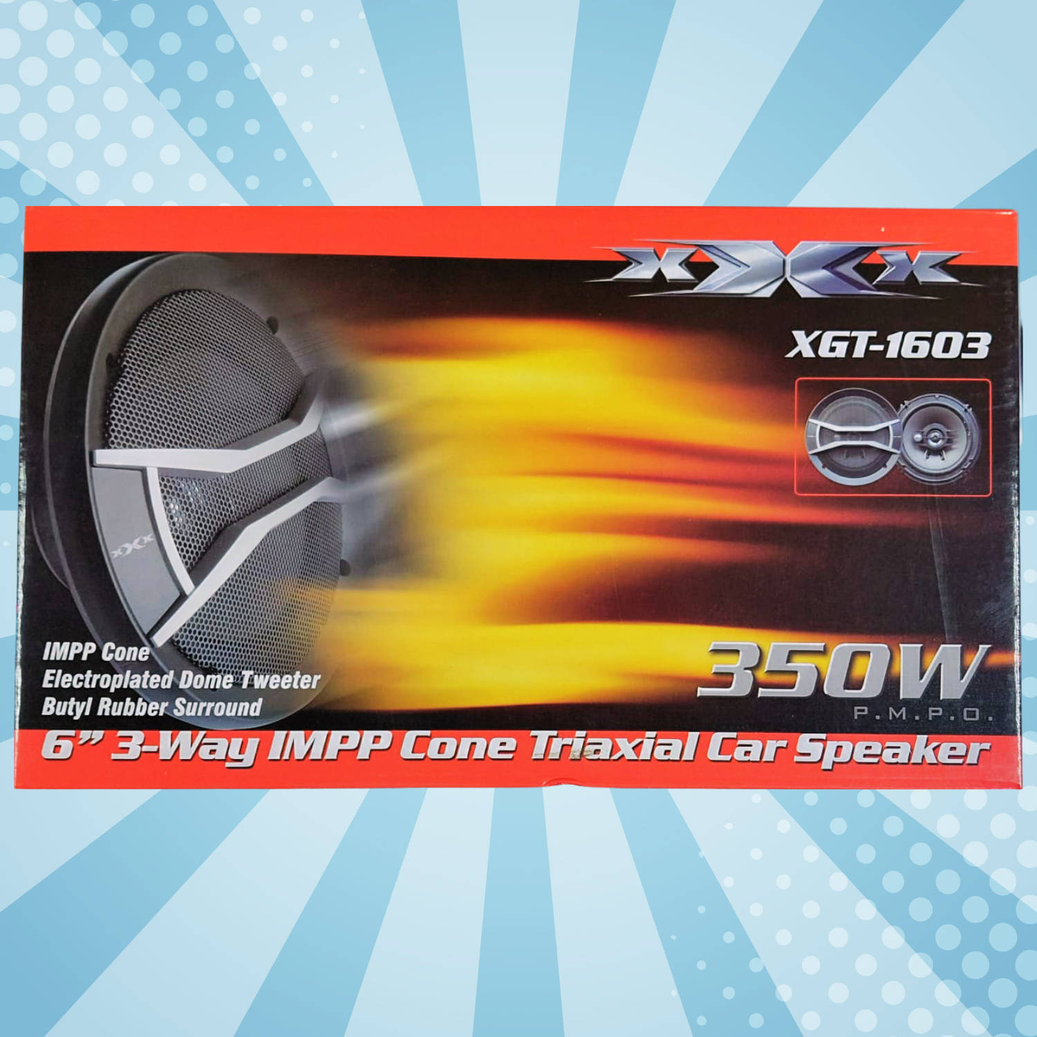 XXX 3-Way IMPP Cone Triaxial Car Speaker
